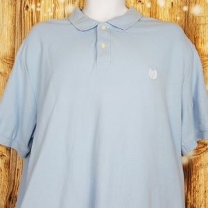 Chaps Polo Mens XL light blue golf shirt